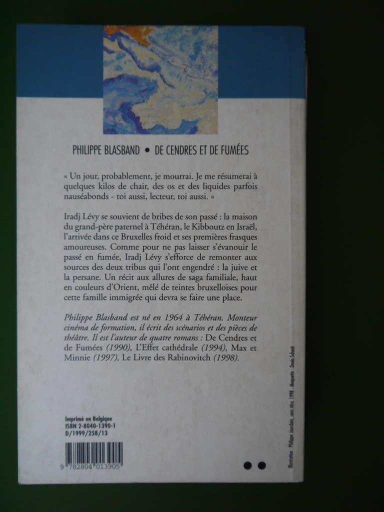De cendres et de fumées, Philippe Blasband, Labor, 1999 – Image 2