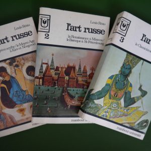 L'art russe (3 tomes), Louis Réau, éditions Gérard & C°, 1968