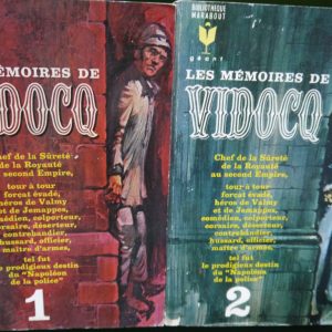 Mémoires (2 tomes), Vidocq, éditions Gérard 1 C°, 1966