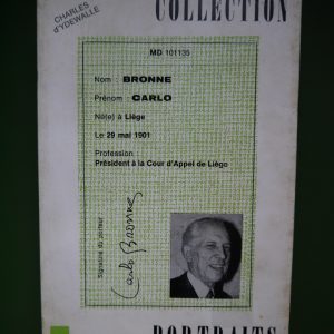 Bronne Carlo, Charles d'Ydewalle, Pierre de Meyere éditeur, 1971