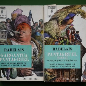 Pantagruel (2 tomes), François Rabelais, éditions Gérard & Co, 1962/63