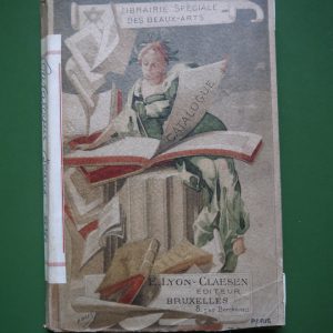 Catalogue de la librairie spéciale des beaux-Arts, anonyme, E. Lyon-Claesen, non-daté