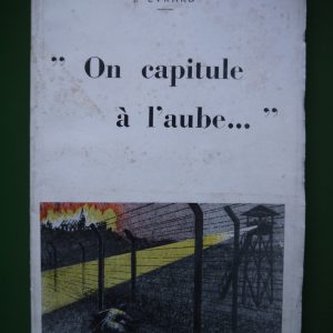 On capitule à l'aube, Jean Evrard, A. Cantrin, 1953