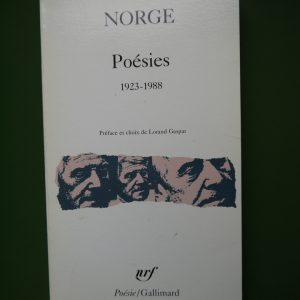 Poésies 1923-1988, Norge, Gallimard, 1995