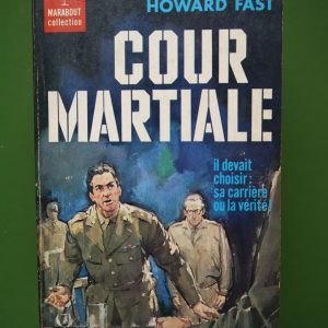 Cour martiale, Howard Fast, éditions Gérard & Co, 1961