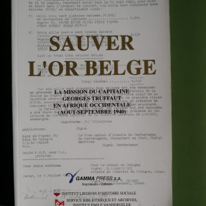 Sauver l'or belge, France Truffaut, Gamma press, 1997