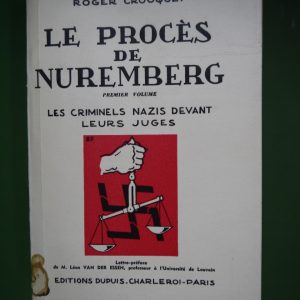 Le procès de Nuremberg, Roger Crouquet, Dupuis, 1946