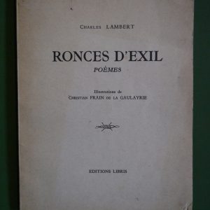 Ronces d'exil, Charles Lambert, Libris, non-daté