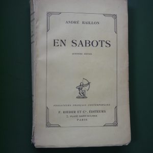 En sabots, André Baillon, Rieder & Cie, 1923