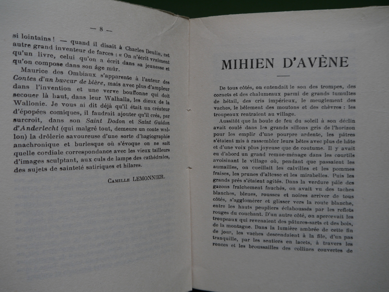 Mihien d'avène, Maurice des Ombiaux, Renaissance du livre, non-daté – Image 2