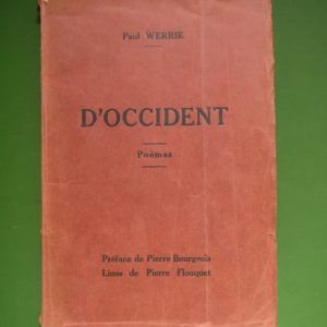 D'occident, Paul Werrie, l'Equerre, 1927