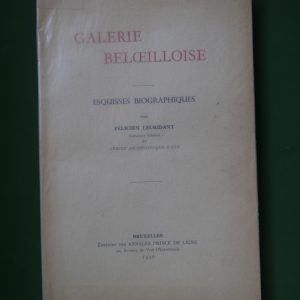 Galerie Beloeilloise, Félicien Leuridant, éditions des Annales Prince de Ligne, 1936
