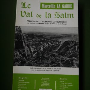 Le val de la Salm, Marcellin la Garde, éditions Petitpas, 1977