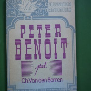 Peter Benoît, Charles van den Borren, Office de publicité, 1942