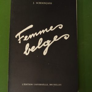 Femmes belges, Jean Schoonjans, Edition universelle, 1952