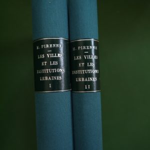 Les villes et les institutions urbaines (2 tomes), Henri Pirenne, Felix Alcan/NSE, 1939