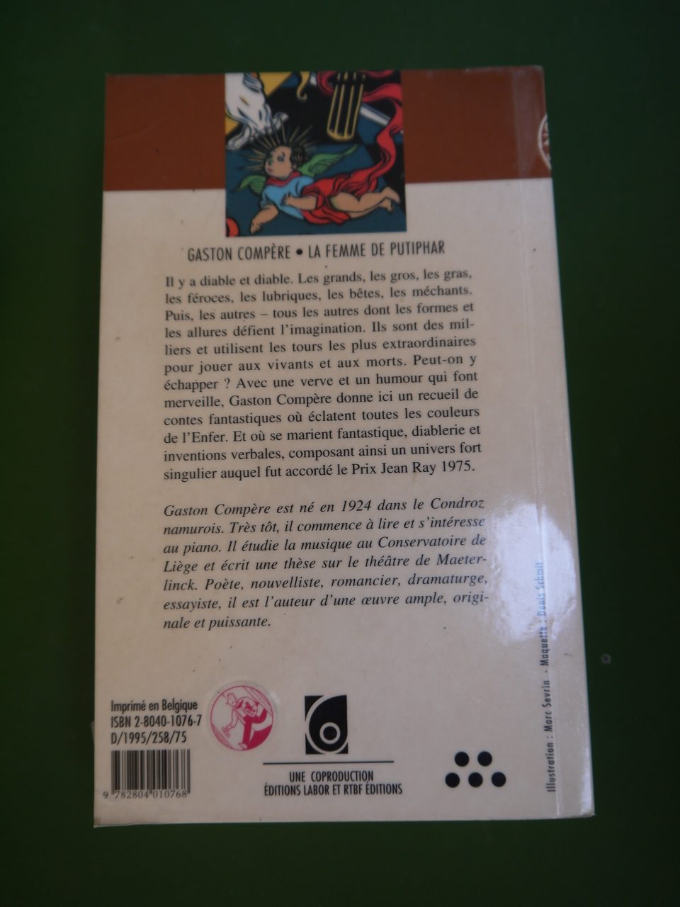 Bouquinerie Belgicana +++ La femme de Putiphar, Gaston Compère, Labor