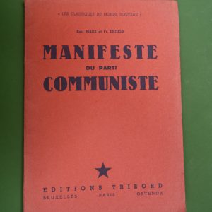 Manifeste du parti communiste, Karl Marx & Fr. Engels, Tribord, non-daté