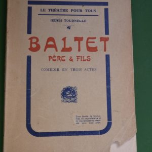 Baltet père & fils, Henri Tournelle, Imprimerie coopérative ouvrière Cuesmes-lez-Mons, 1929