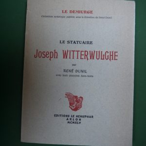 Joseph Witterwulghe le statuaire, René Dunil, le Nénuphar, 1945
