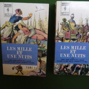 Les mille et une nuits (2 tomes), anonyme, éditions Gérard & Co, 1963