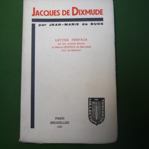 Jacques de Dixmude, Jean-Marie de Buck, Durendal, 1933