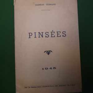 Pinsées, Fernand Darras, auto-édition, 1945