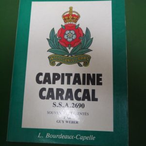 Maurice D.G. Durieux, Capitaine Caracal S.S.A. 2690, Guy Weber, L. Bourdeaux-Capelle,