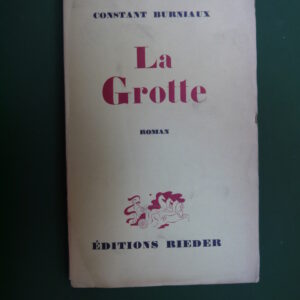 La grotte, Constant Burniaux, Rieder, 1939