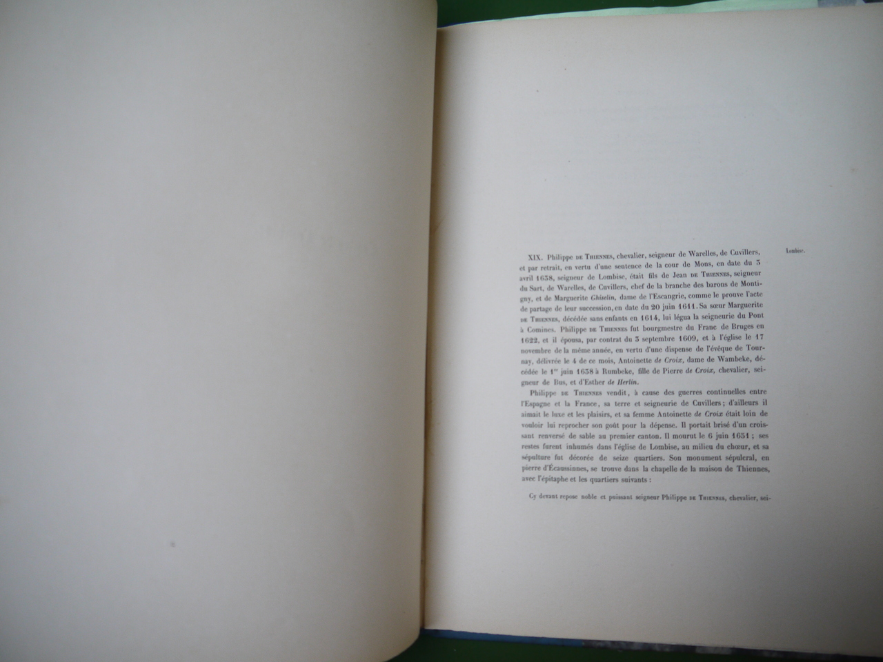 Histoire généalogique de la maison de Thiennes issue de celle des ducs de Luxembourg et de Limburg, Félix-Victor Goethals, de Polack-Duvivier, 1848 – Image 6