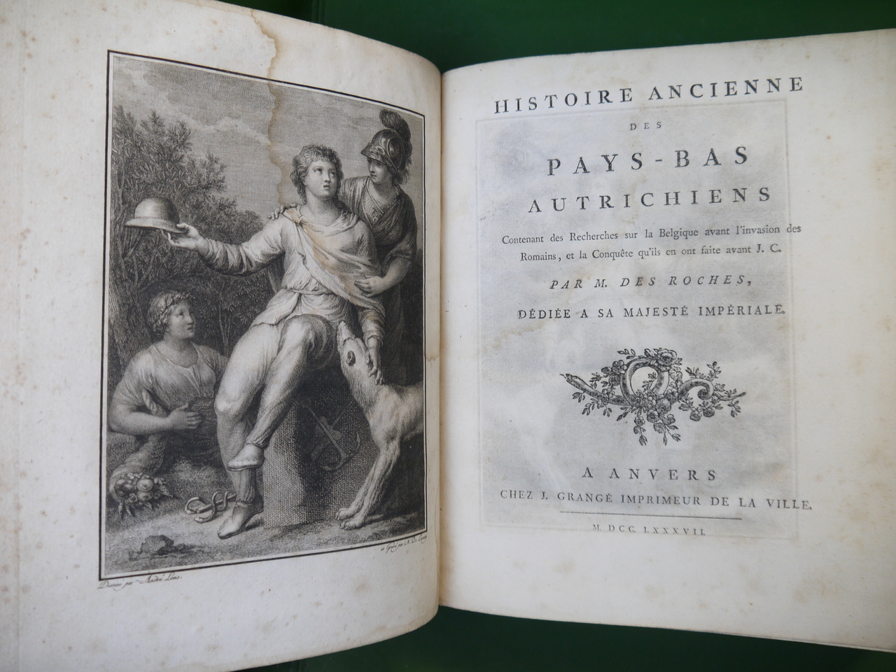 Histoire ancienne des Pays-Bas autrichiens, M. des Roches, J. Grangé, 1787 – Image 4