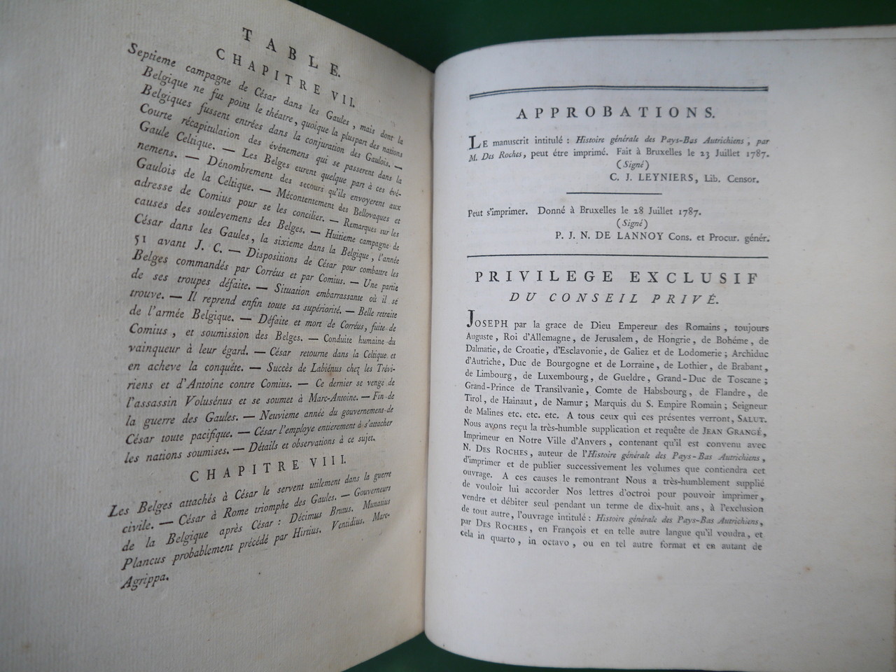 Histoire ancienne des Pays-Bas autrichiens, M. des Roches, J. Grangé, 1787 – Image 13