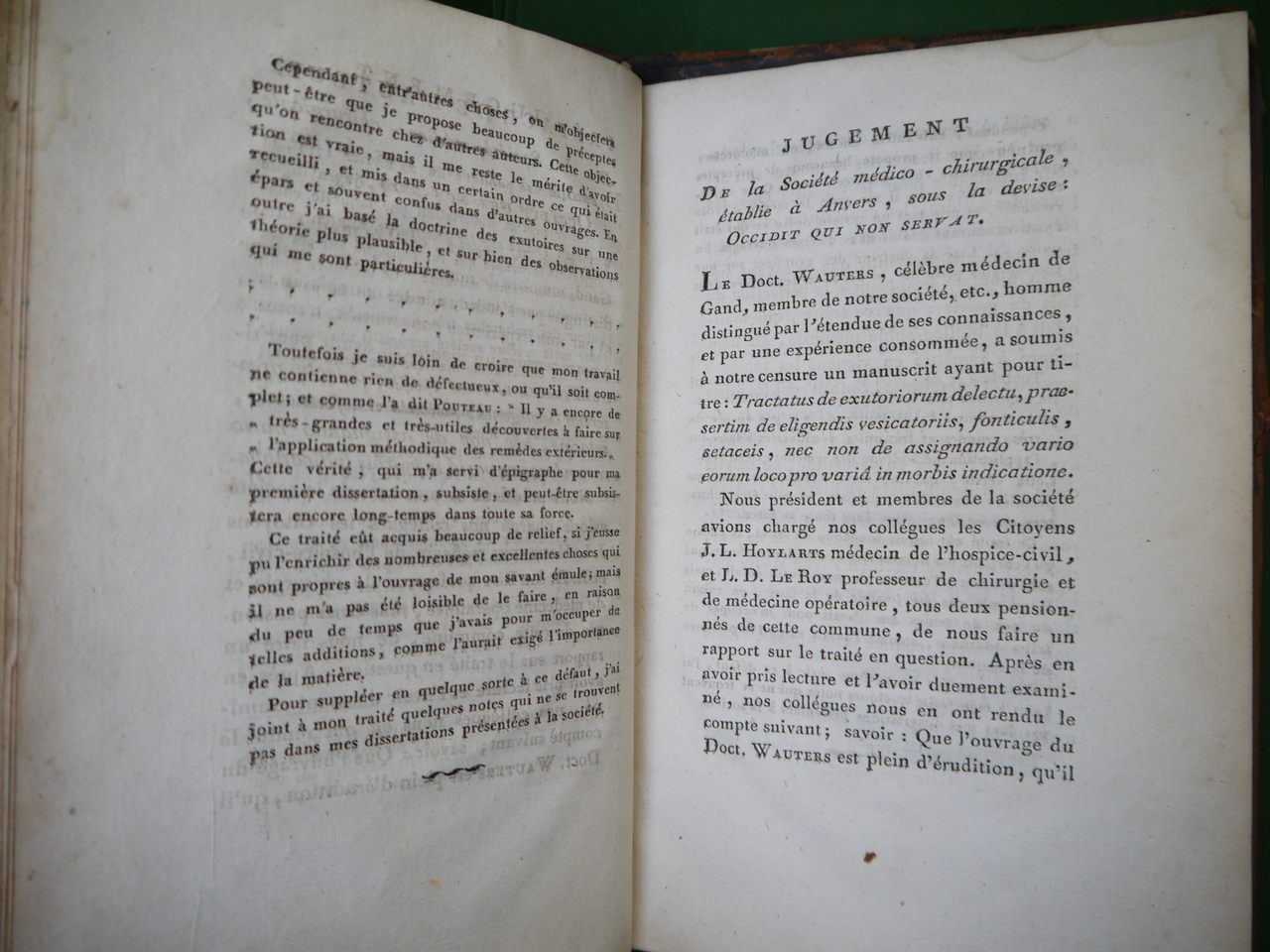 Traité du choix des exutoires (2 tomes), P.E. Wauters, Emmanuel Flon, 1803 – Image 15