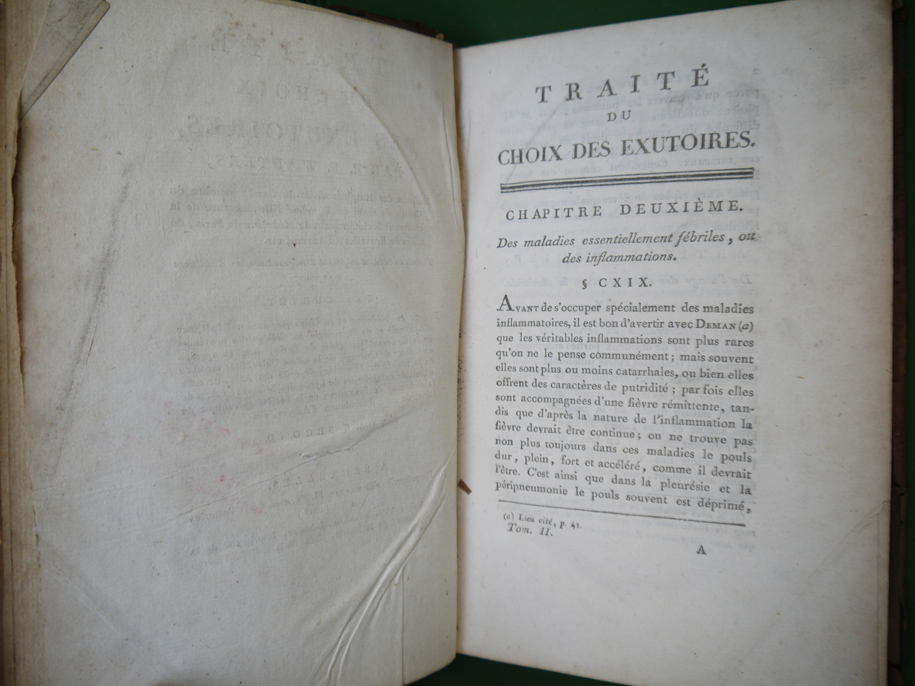 Traité du choix des exutoires (2 tomes), P.E. Wauters, Emmanuel Flon, 1803 – Image 11