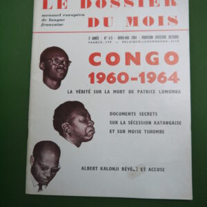 Le dossier du mois 4-5, divers, le Dossier du mois, 1964