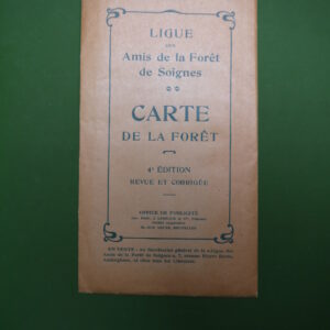 Carte de la forêt, Ligue des amis de la forêt de Soignes, Office de publicité, non-daté