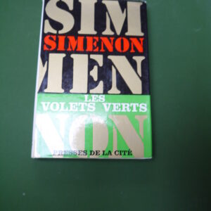 Les volets verts, Georges Simenon, Presses de la cité, 1967