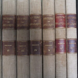 Histoire de Belgique (7 tomes + bibliographie), Henri Pirenne, Henri Lamertin, 1909