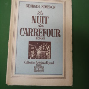 La nuit du carrefour, Georges Simenon, Arthème Fayard/CIR, non-daté