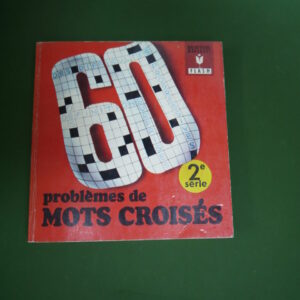 60 problèmes de mots croisés - 2e série, Guy Hachette, éditions Gérard & Co, 1967