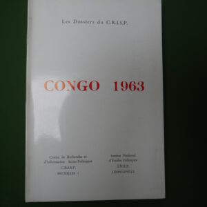 Congo 1963, divers, CRISP/INEP, non-daté