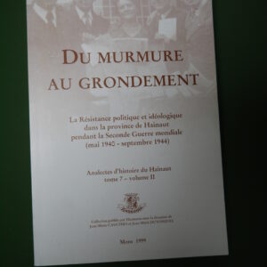 Du murmure au grondement (volume 2), Fabrice Maerten, Hannonia, 1999