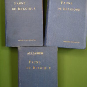 Manuel de la faune de Belgique (3 tomes), Aug. Lameere, H. Lamertin, 1900/1907