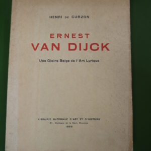 Ernest van Dijck, Henri de Curzon, Librairie nationale d'art et d'histoire, 1933