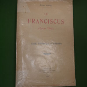 Le Franciscus d'Edgar Tinel, Paul Tinel, Lombaerts, 1926
