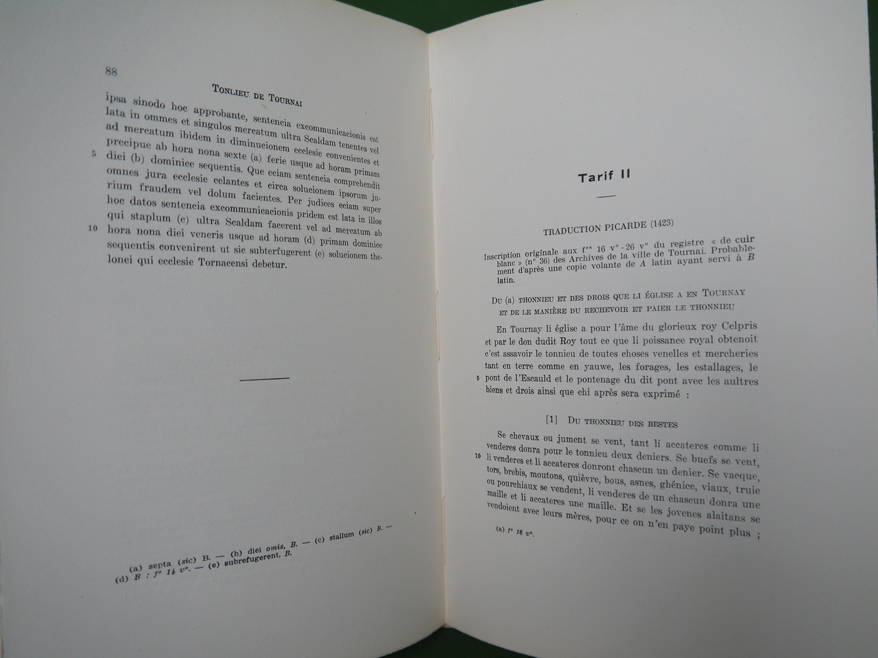 Deux tarifs du tonlieu de Tournai des XIIe et XIIIe siècles, Paul Rolland, Emile Raoust, 1935 – Image 4