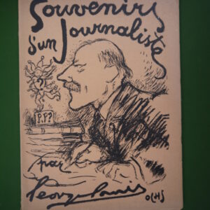 Souvenirs d'un journaliste, George Garnir, auto-édition, 1959