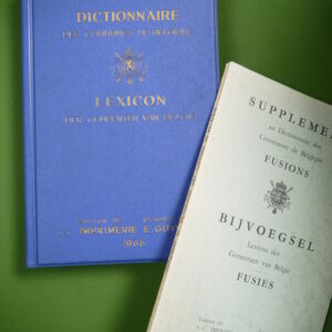 Dictionnaire des communes de Belgique, anonyme, Imprimerie E. Guyot, 1966