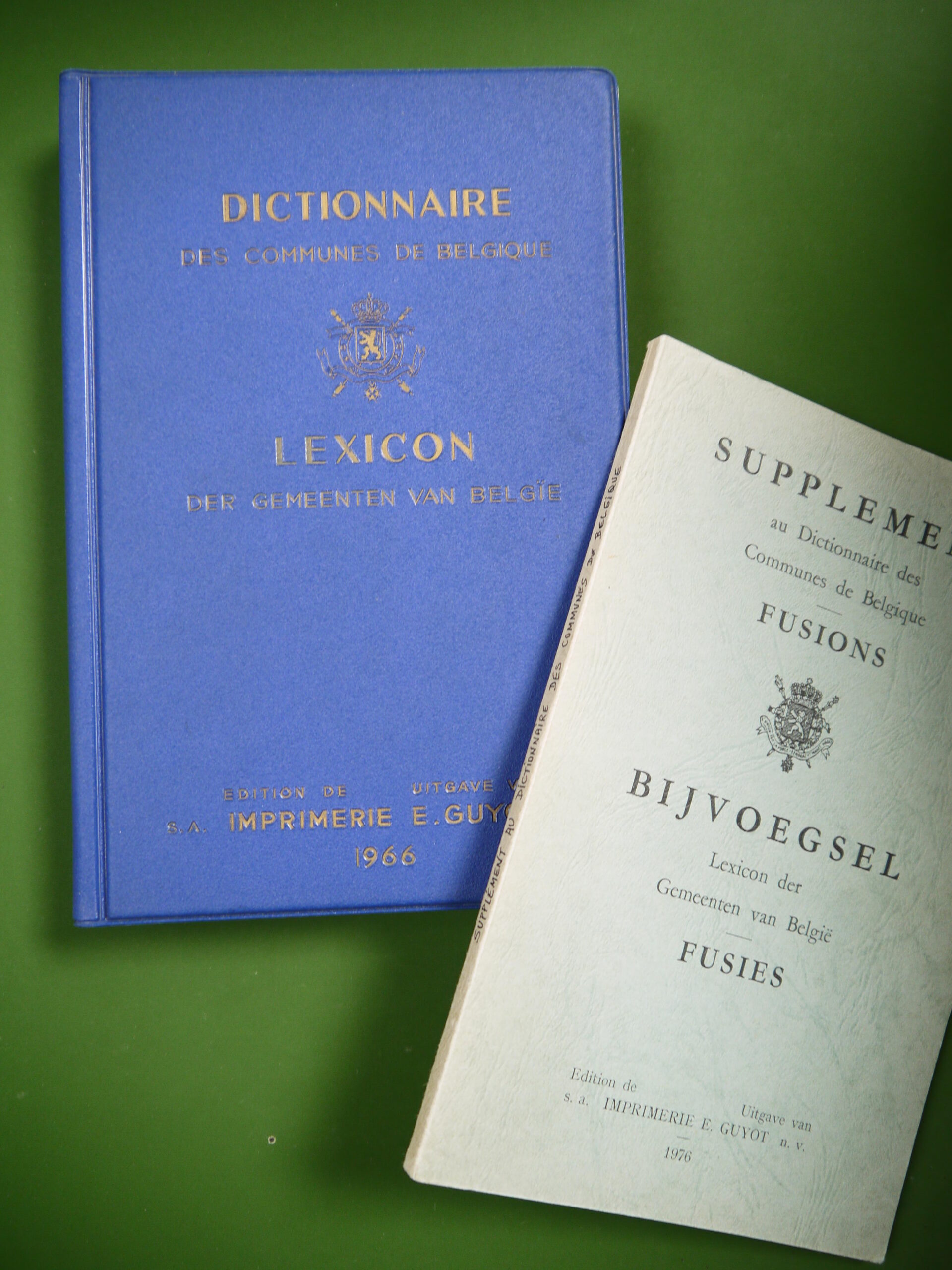 Dictionnaire des communes de Belgique, anonyme, Imprimerie E. Guyot, 1966