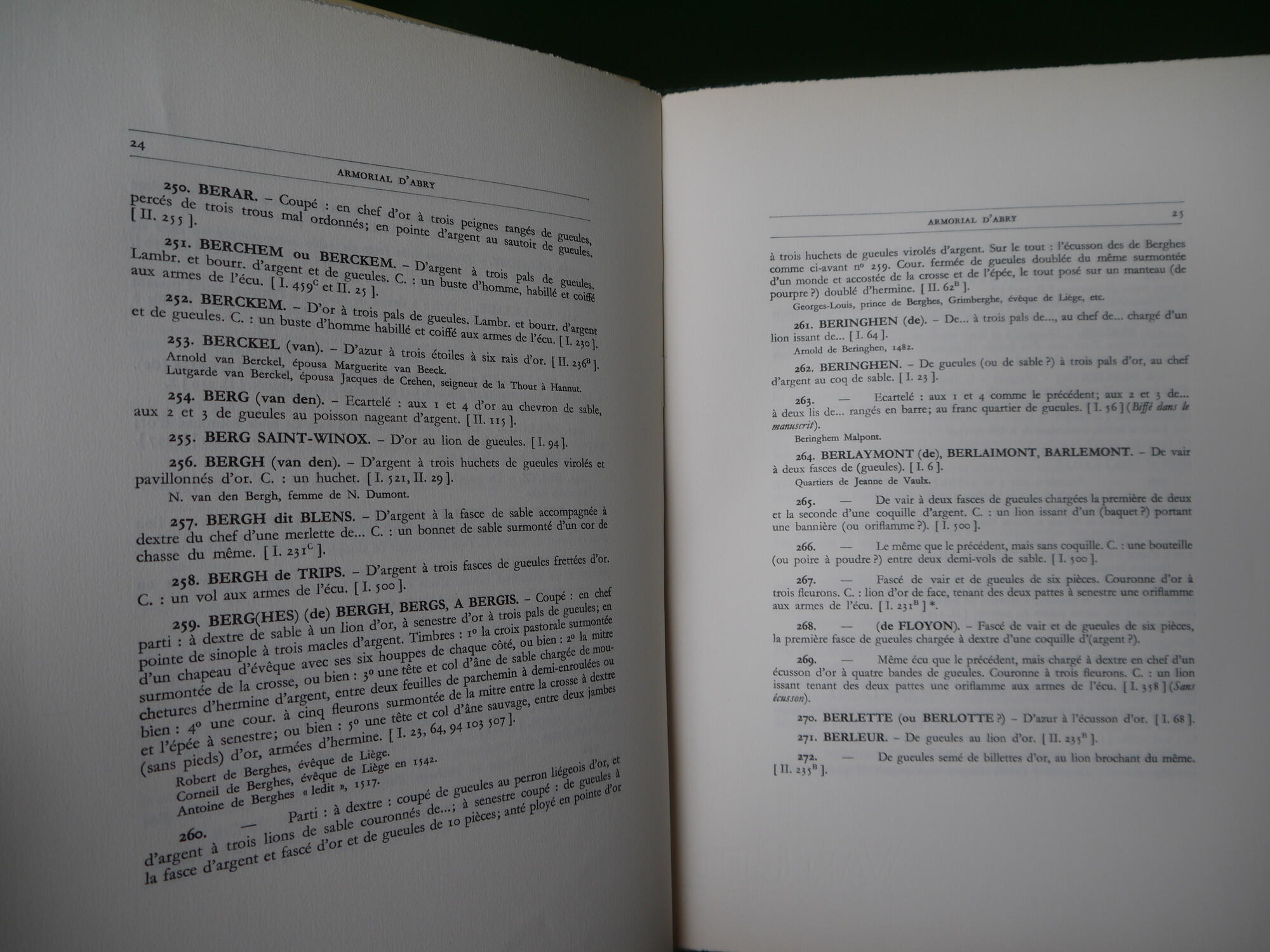 Armorial d'Abry, Guy Poswick, Société des bibliophiles liégeois, 1956 – Image 5